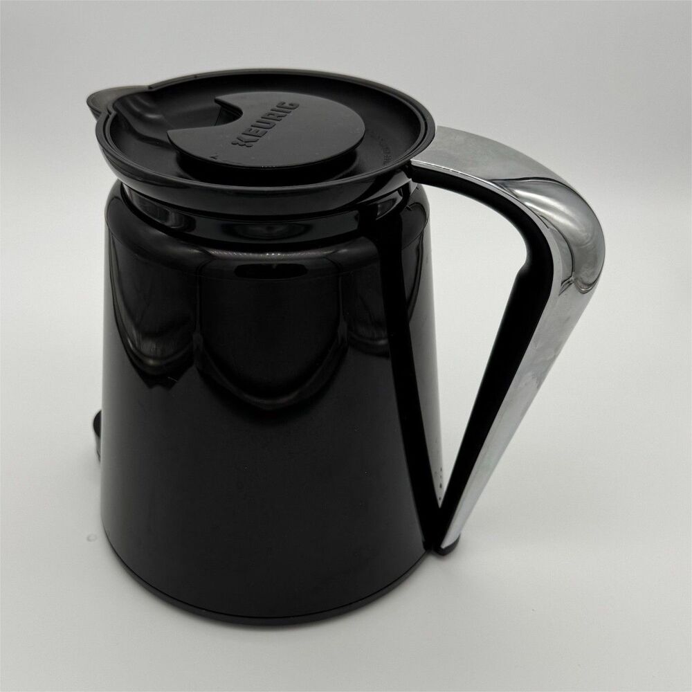 Keurig Coffee Pot Carafe w/ Lid, Black Plastic, Compatible For Keurig